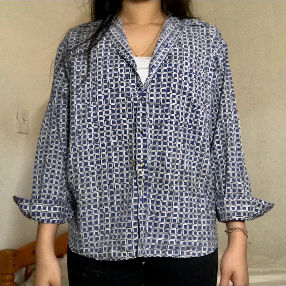 90s Vintage Button Up